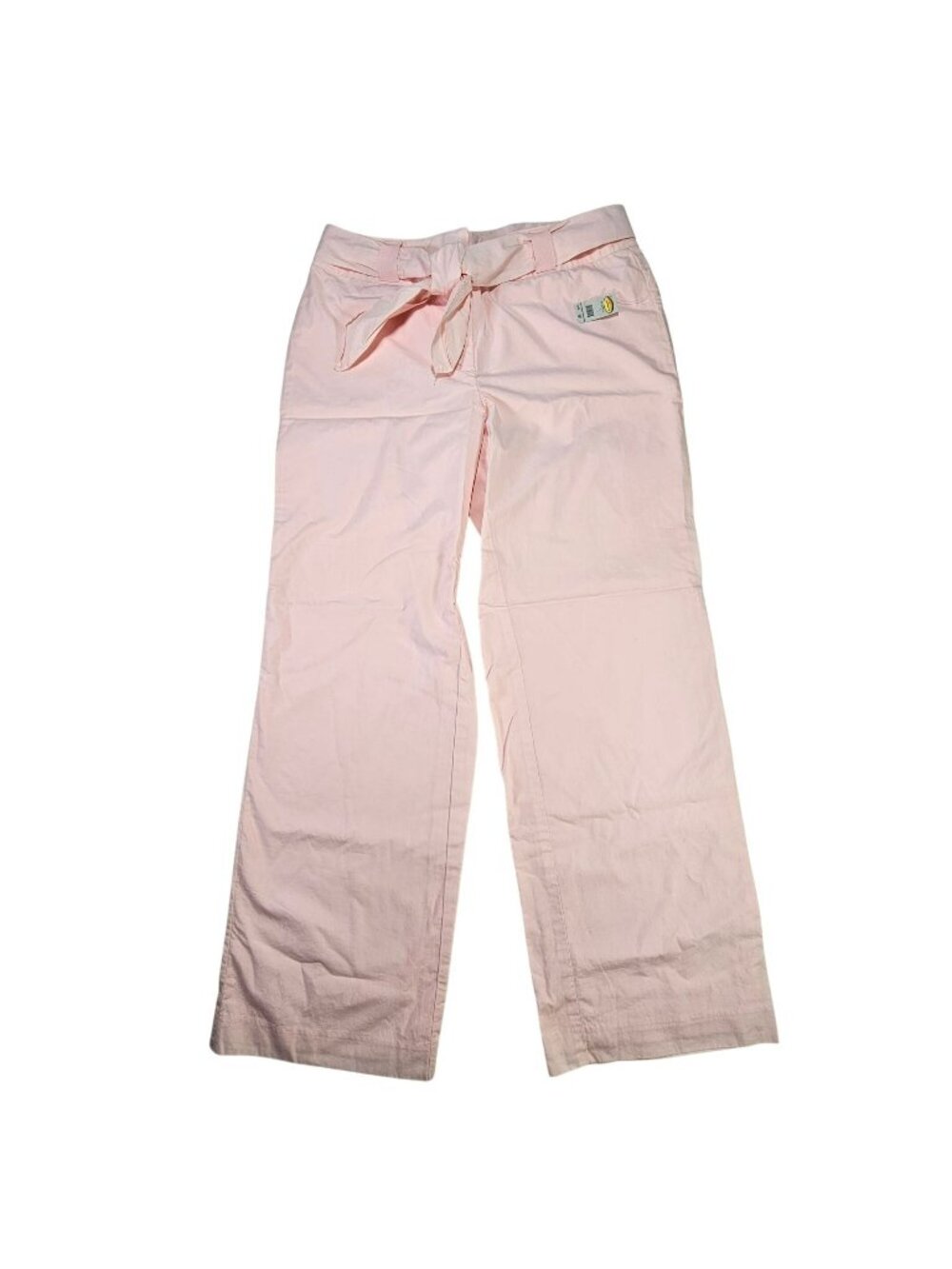 Talbots Straight Leg Pants 30x29" Women's Petite Size 8 Pale Pink 100% Cotton Wi